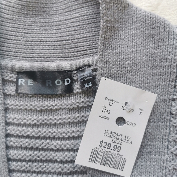 Retrod grey cardigan. - Picture 3 of 3